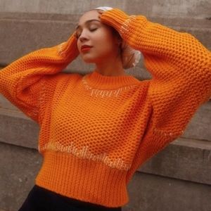 Orange Crop Sweater